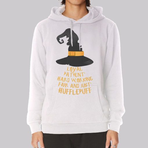 Loyal Patient Hard Working Hufflepuff Hoodie