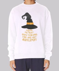 Loyal Patient Hard Working Hufflepuff Hoodie
