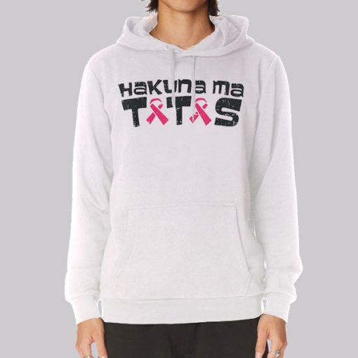 Ma Tatas Support Funny Breast Cancer Hoodie