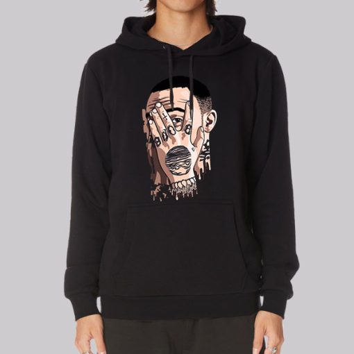 Mac Miller Faces Pop Art Drawing Hoodie