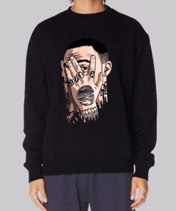 Mac Miller Faces Pop Art Drawing Hoodie