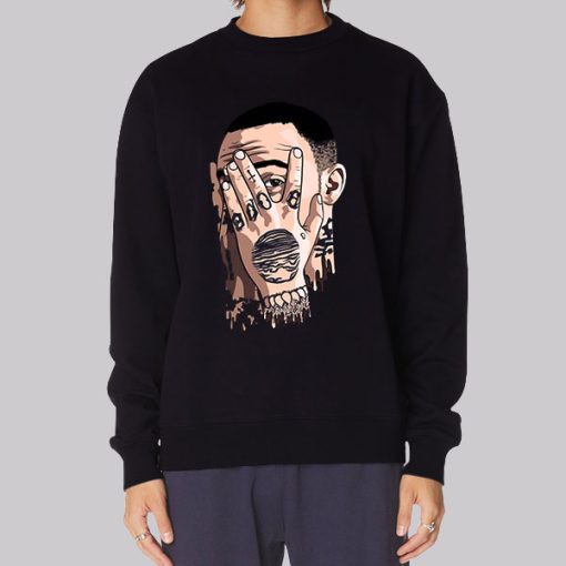 Mac Miller Faces Pop Art Drawing Hoodie