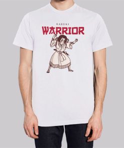 Manga Japanese Art Kabuki Warrior Hoodie 3