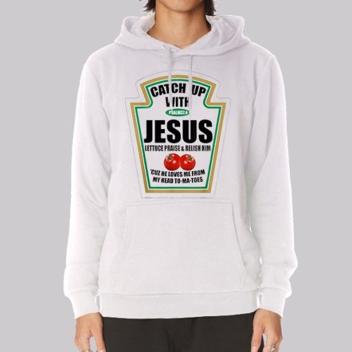 Meme Christian Ketchup With Jesus Hoodie