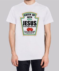Meme Christian Ketchup With Jesus Hoodie 3