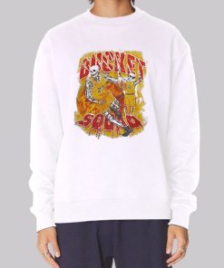 Meme Halloween Skeleton Bucket Squad Hoodie