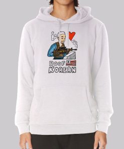 Meme I Love Roof Korean Hoodie