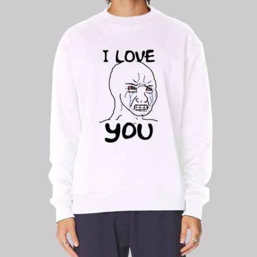 Meme I Love You Woke Wojak Hoodie