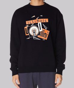 Meme Illini Vintage Illinois Hoodie