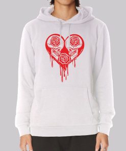 Meme Scary Face Goth Skull Hoodie Meme Scary Face Goth Skull Hoodie