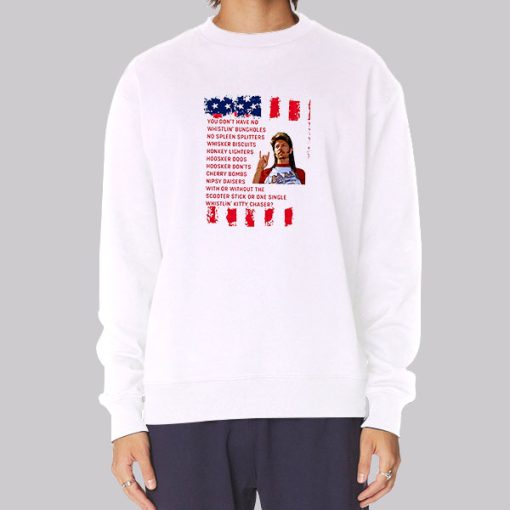 Merica 4th of July Joe Dirt Def Leppard Hoodie