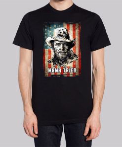 Merle Haggard Vintage Mama Tried Hoodie 3