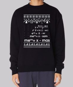 Merry Christmas Math Equation Ugly Hoodie