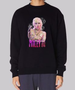 Midnight Sky Disco Miley Cyrus Hoodie