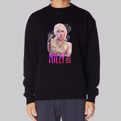 Midnight Sky Disco Miley Cyrus Hoodie