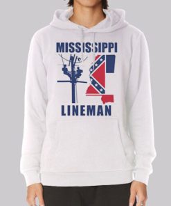Mississippi Flag Power Lineman Hoodies 3 Mississippi Flag Power Lineman Hoodies 4