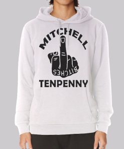 Mitchell Tenpenny Bitches Middle Finger Hoodie Mitchell Tenpenny Bitches Middle Finger Hoodie