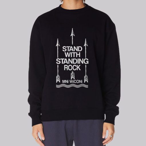 Mni Wiconi I Stand with Standing Rock Hoodie