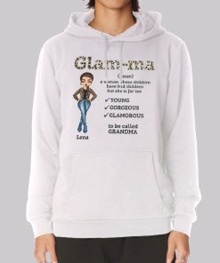 Mother’s Day Gift Grandma Glamma Hoodie