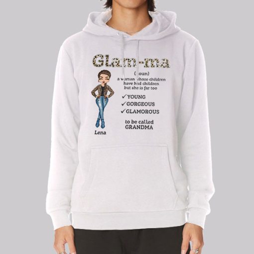 Mother’s Day Gift Grandma Glamma Hoodie