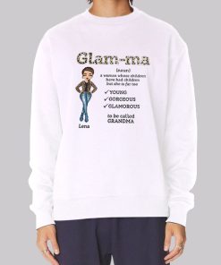 Mother’s Day Gift Grandma Glamma Hoodie
