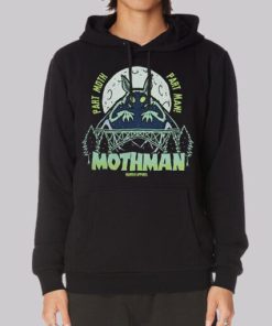 Mothman Owl Part Moth Part Man Hoodie 4