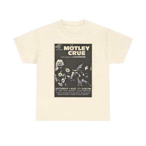 Motley Crue Paul Civic Center T-Shirt