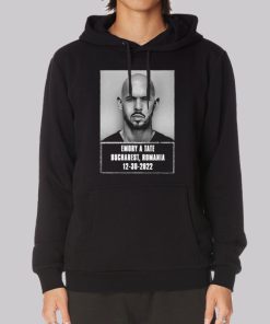 Mugshot Graphic Andrew Tate Hoodie Mugshot Graphic Andrew Tate Hoodie