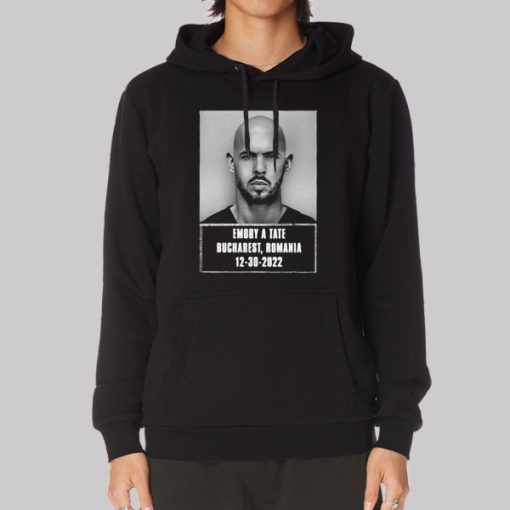 Mugshot Graphic Andrew Tate Hoodie