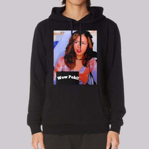 Mugshot Youtuber Pokimane Open Hoodie