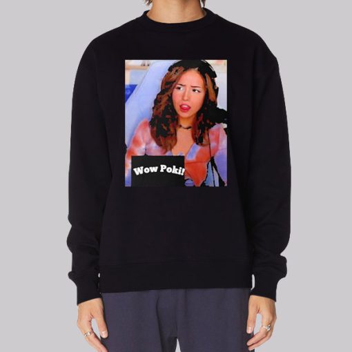 Mugshot Youtuber Pokimane Open Hoodie