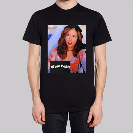 Mugshot Youtuber Pokimane Open Hoodie