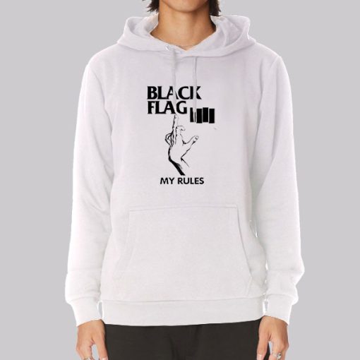 My Rules Black Flag Hoodie