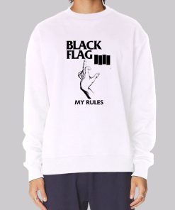 My Rules Black Flag Hoodie