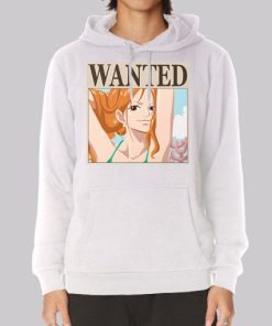 Nami Wanted Poster One Piece Hoodie 4