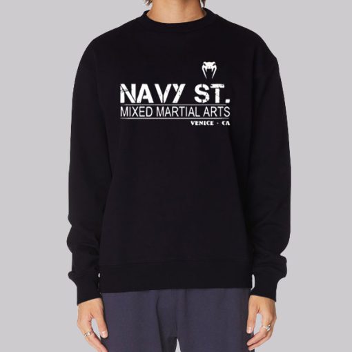 Navy St Mma Mixed Martial Arts Hoodie