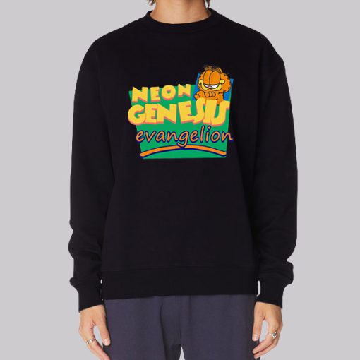 Neon Genesis Evangelion Garfield Hoodie