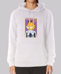 Neon Genesis Garfield Evangelion Hoodie 3 Neon Genesis Garfield Evangelion Hoodie 4