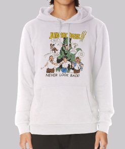 Never Look Back Jurassic Park Vintage Hoodie Never Look Back Jurassic Park Vintage Hoodie