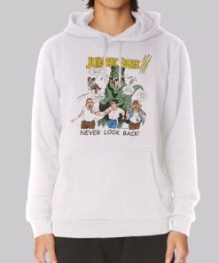 Never Look Back Jurassic Park Vintage Hoodie 4