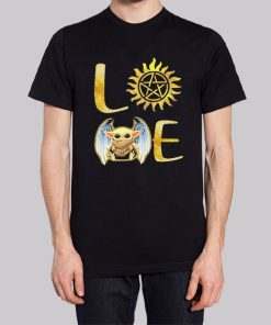 Nice Baby Yoda Supernatural Love Hoodie 3