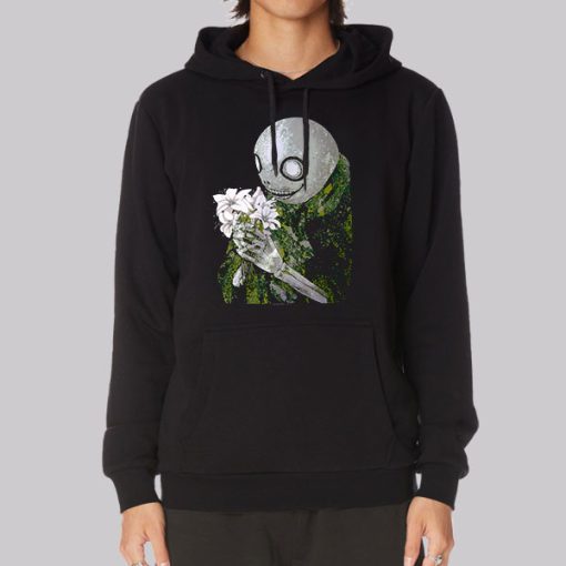 Nier Automata Merchandise Flower Art Hoodie