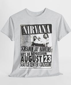 Nirvana Seattle 1991 Concert T-Shirt