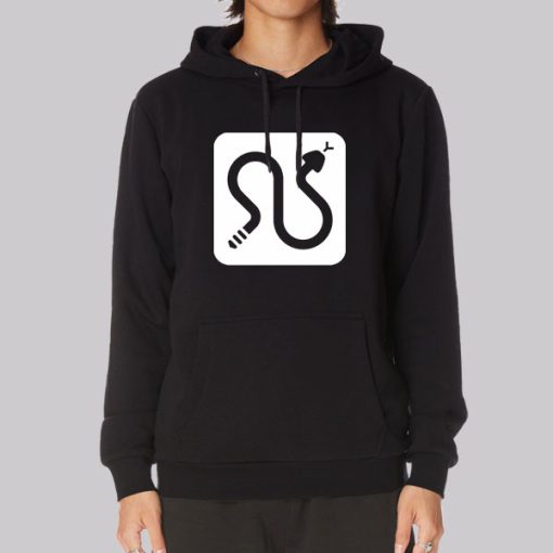 Nope Ropee Snake Danger Noodle Hoodie