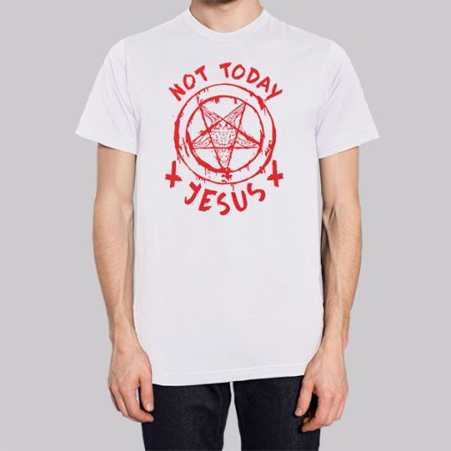 Not Today Jesus Satanic Hoodie