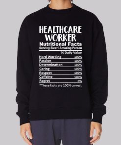 Nutritional Facts Healthcare Worker Hoodie