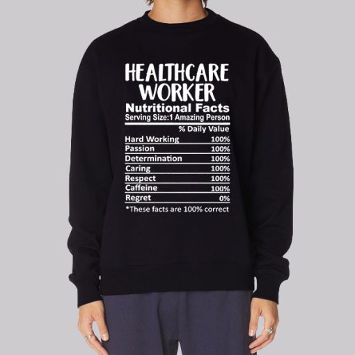 Nutritional Facts Healthcare Worker Hoodie