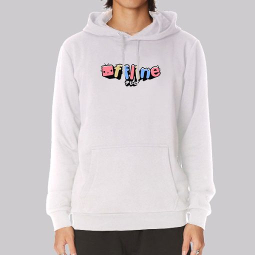 Offlinetv Merch Japanese Logo Hoodie