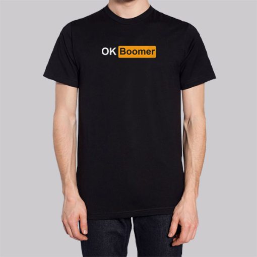 Ok Boomer Merch Meme Hub Logo Hoodie