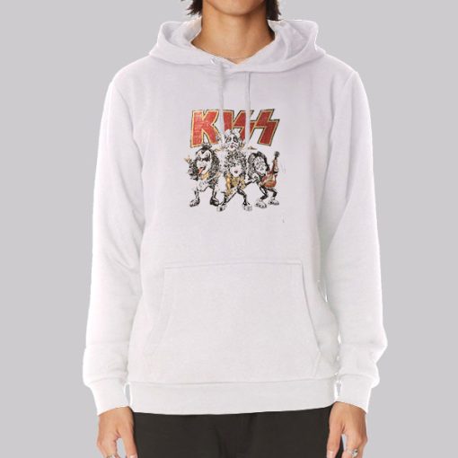 Ok Ko Kiss Cartoon Vintage Hoodie